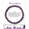 imageCrystal Bracelet for Women Spiritual 6mm Natural Stone Bracelets Handmade Stretch Crystal Beaded Bracelets Energy Gemstone Bracelet Healing Bracelet Crystal Jewelry for Women Menamethyst