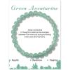 Crystal Bracelet for Women Spiritual 6mm Natural Stone Bracelets Handmade Stretch Crystal Beaded Bracelets Energy Gemstone Bracelet Healing Bracelet Crystal Jewelry for Women Men(green aventurine)