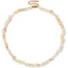 Raw Crystal Necklaces for Women 5-8mm Handmade Natural Stone Necklace Beaded Choker Necklace Healing Crystal Necklace Gemstone Necklace Raw Crystal Beaded Necklace for Her(Citrine)