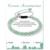 Crystal Bracelet for Women 6mm Natural Stone Bracelets Adjustable Handmade Beaded Bracelets Braided Gemstone Bracelet Healing Crystal Bracelet Crystal Jewelry for Women(green aventurine)
