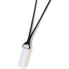 Crystal Necklaces for Women Gemstone Pendant Necklace Adjustable Handmade Black Rope Natural Stone Spiritual Necklace Energy Crystals and Healing Stones Necklace for Men(moonstone)