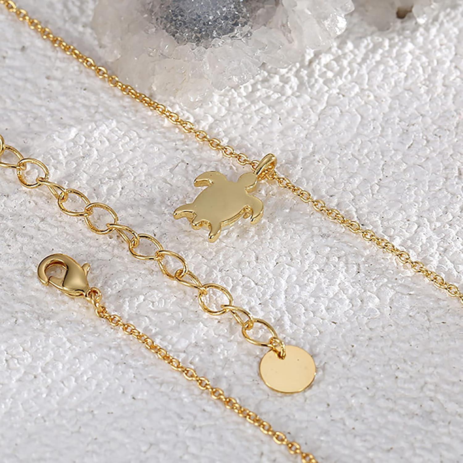image:imageLit Wall Gold Pendant Necklace for Women 18K Gold Plated Dainty Gold Necklace for Women Jewelry Gift for HerTurtle
