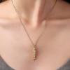 Lit Wall Gold Pendant Necklace for Women 18K Gold Plated Dainty Gold Necklace for Women, Jewelry Gift for Her(Fish)