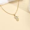 Lit Wall Gold Pendant Necklace for Women 18K Gold Plated Dainty Gold Necklace for Women, Jewelry Gift for Her(Seahorse)
