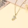 Lit Wall Gold Pendant Necklace for Women 18K Gold Plated Dainty Gold Necklace for Women, Jewelry Gift for Her(Seahorse)