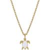Lit Wall Gold Pendant Necklace for Women 18K Gold Plated Dainty Gold Necklace for Women, Jewelry Gift for Her(Turtle)