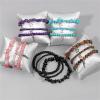 3Pcs Crystal Bracelet for Women Handmade Crystals and Healing Stones Bracelets Natural Stone Beaded Bracelets Set Star Moon Feather Boho Bracelets Birthday Gifts for Women Girls(obsidian)