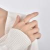 Lit Wall Gold Rings for Women 18K Gold Plated Adjustable Dainty Minimalist Ring Gold Rings for Women(leaf)
