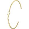 Lit Wall Opal Bangle Bracelet for Women 18K Gold Plated Adjustable Minimalist Gold Opal Bracelet Cuff Bracelet for Women(Lightning Bolt)
