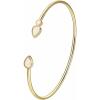 Lit Wall Opal Bangle Bracelet for Women 18K Gold Plated Adjustable Minimalist Gold Opal Bracelet Cuff Bracelet for Women(Opal)