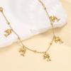Lit Wall Gold Anklets for Women 18K Gold Plated Adjustable Summer Simple Foot Jewelry Ankle Bracelet for Women(Dolphin)