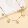 Lit Wall Gold Anklets for Women 18K Gold Plated Adjustable Summer Simple Foot Jewelry Ankle Bracelet for Women(Fish)