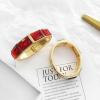Gold Bangle Bracelets for Women Trendy Acrylic Cuff Bracelet Multi-colors Gold Chunky Bangles Birthday Christmas Jewelry Gifts for Women Girls